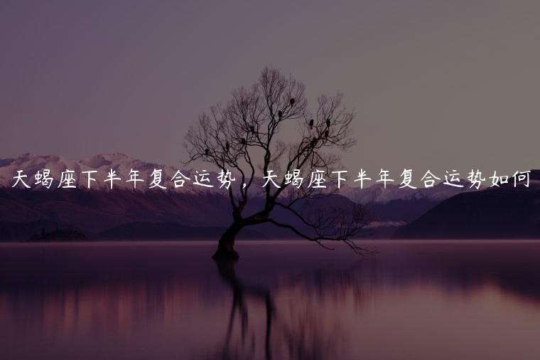 天蝎座下半年复合运势，天蝎座下半年复合运势如何
