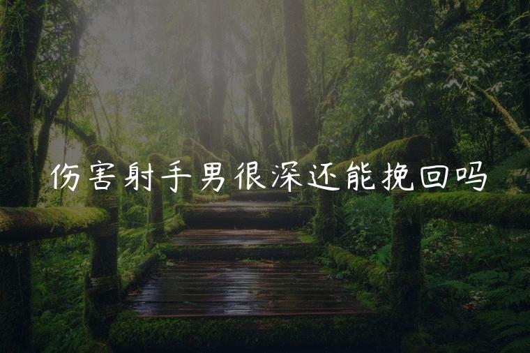 伤害射手男很深还能挽回吗，让射手男心寒了还能挽回吗