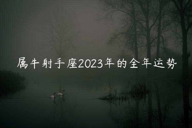 属牛射手座2023年的全年运势，属牛2023年全年运势及运程