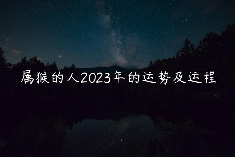 属猴的人2023年的运势及运程，属猴的人2023年的运势及运程女