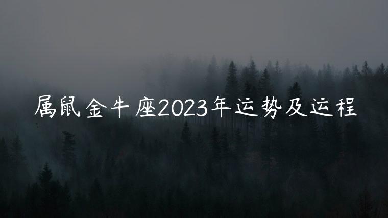 属鼠金牛座2023年运势及运程，属鼠金牛座2023年的全年运势如何