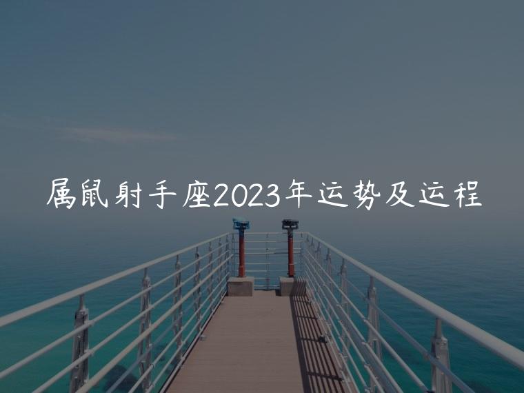 属鼠射手座2023年运势及运程，属鼠射手座2023年的全年运势如何