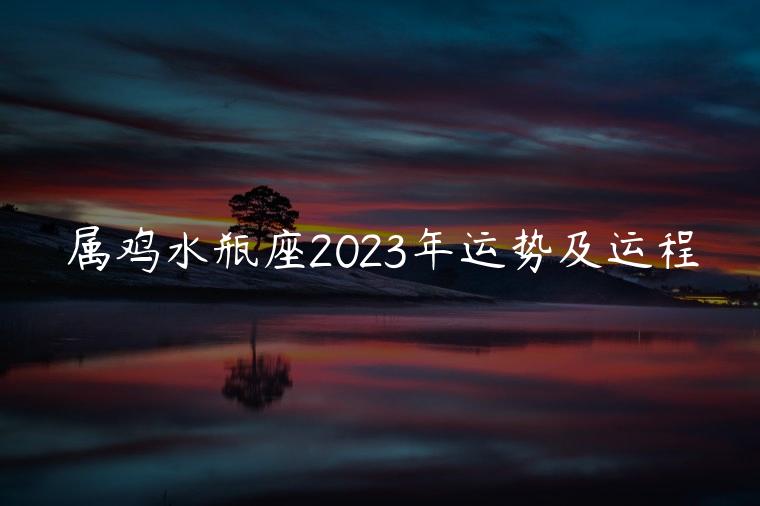属鸡水瓶座2023年运势及运程，属鸡的人2023年的运势及运程