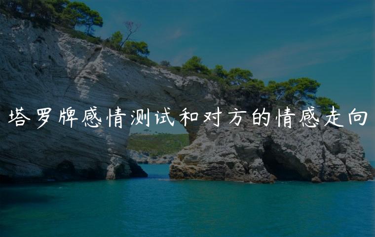 塔罗牌感情测试和对方的情感走向，塔罗牌测试我和他的关系走向