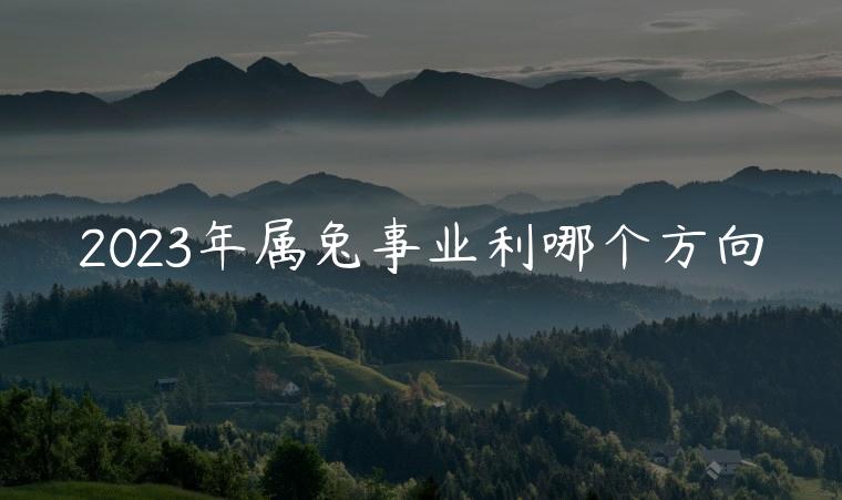 2023年属兔事业利哪个方向，2023年属兔的事业方向
